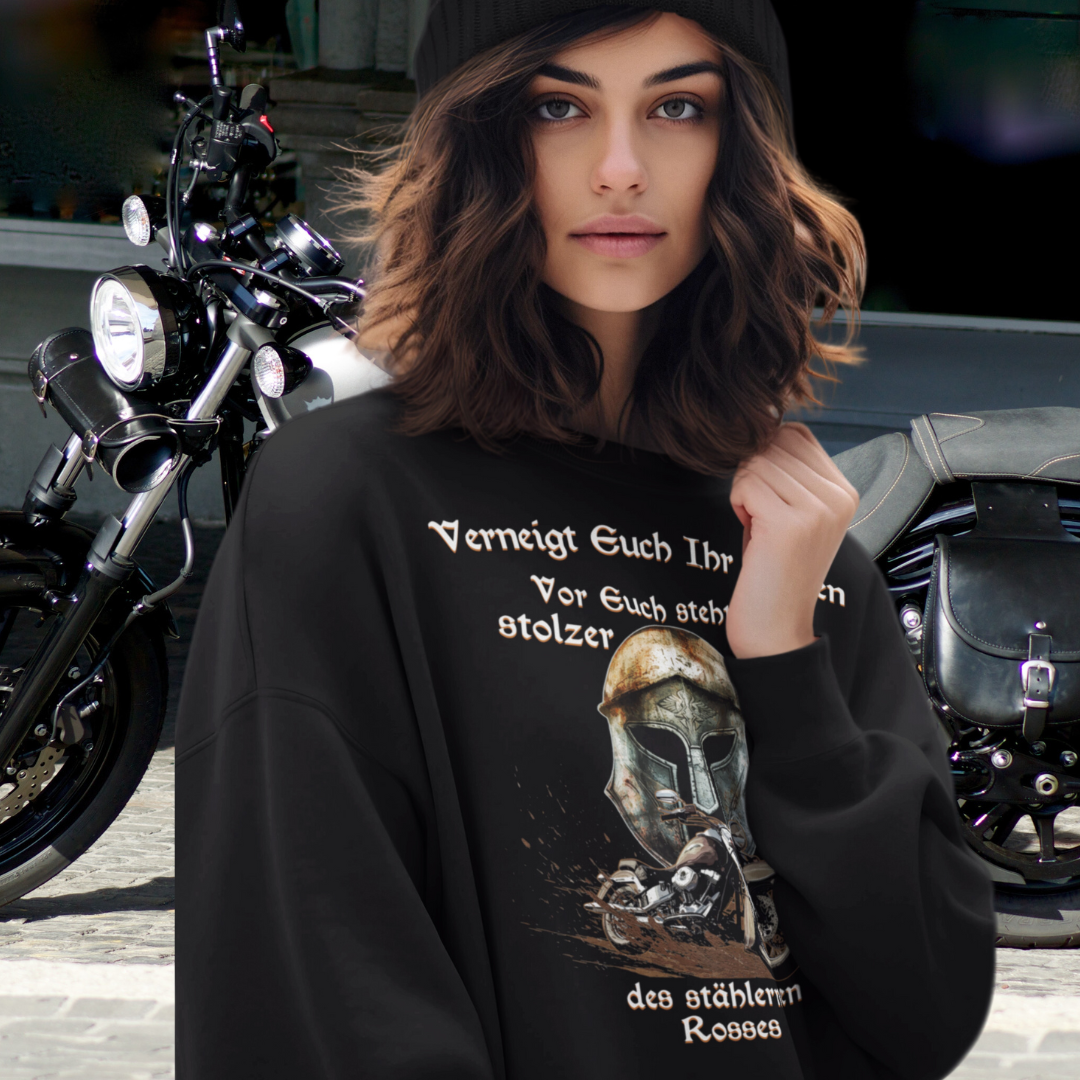Reiter des stählernen Rosses - OS Hoodie Unisex, FRONTPRINT