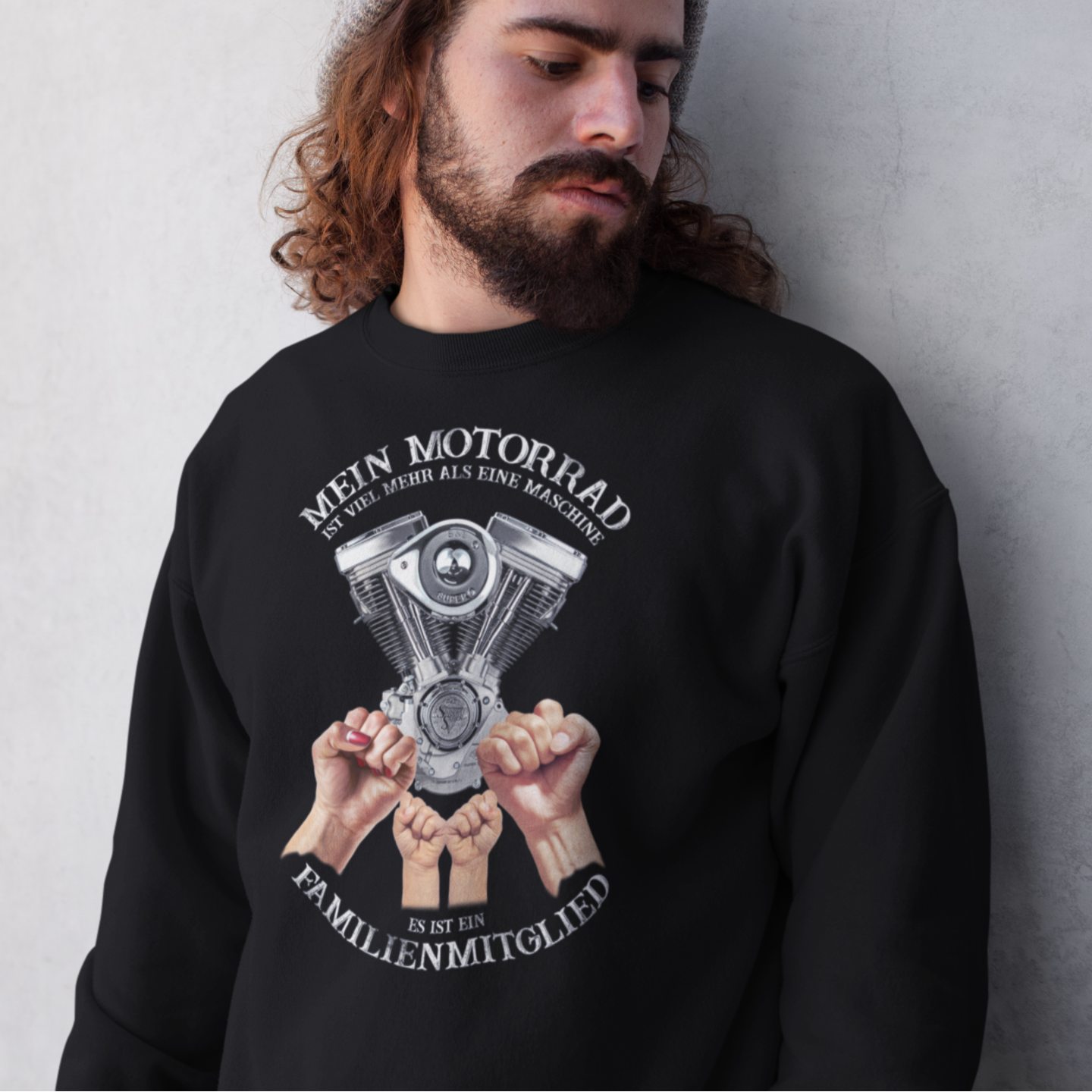FAMILIENMITGLIED - Premium Sweatshirt Unisex