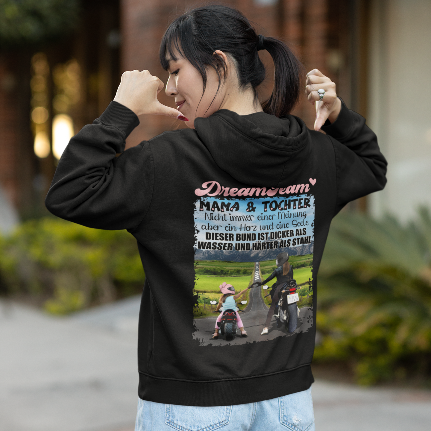 DREAMTEAM "Mama & Tochter" - OS Zipper Hoodie Unisex