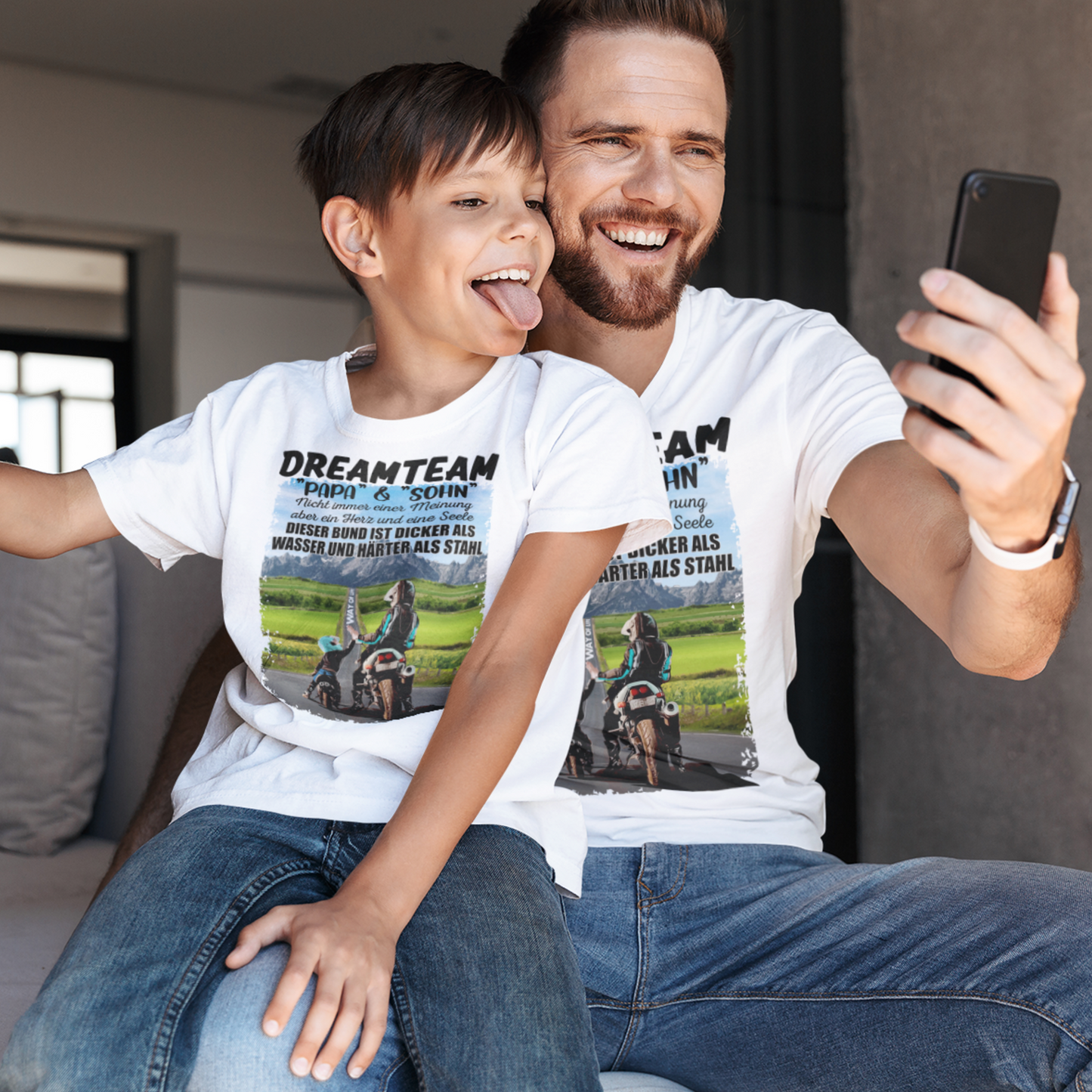 DREAMTEAM "Papa & Sohn" Edt. Street - Premium T-Shirt Kids