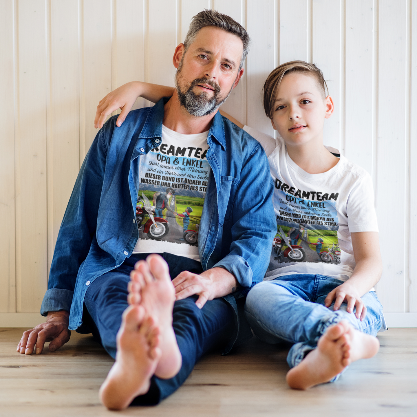 DREAMTEAM "Opa & Enkel" - Premium T-Shirt Kids