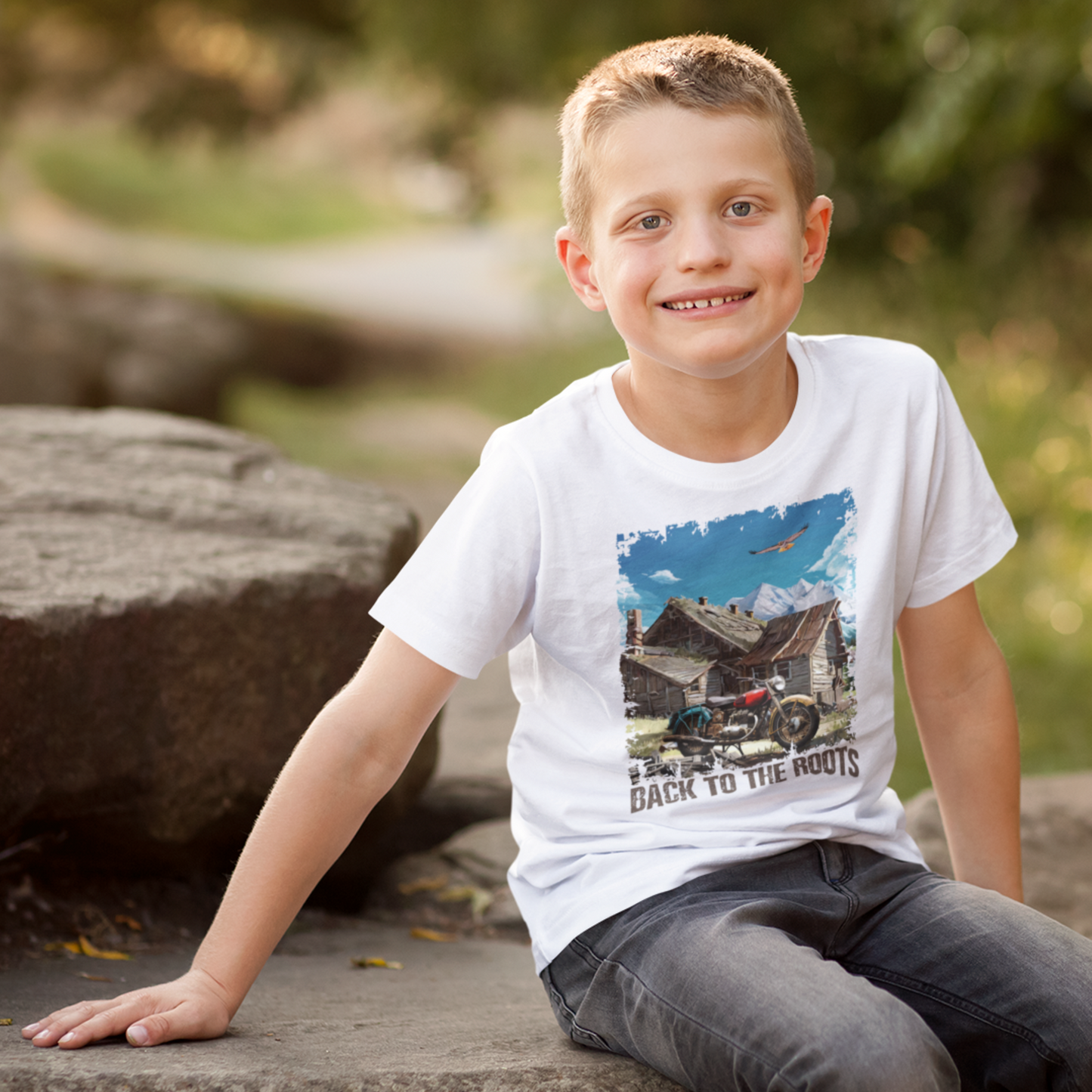 Back to the roots Edt. Steinadler - Premium T-Shirt Kids