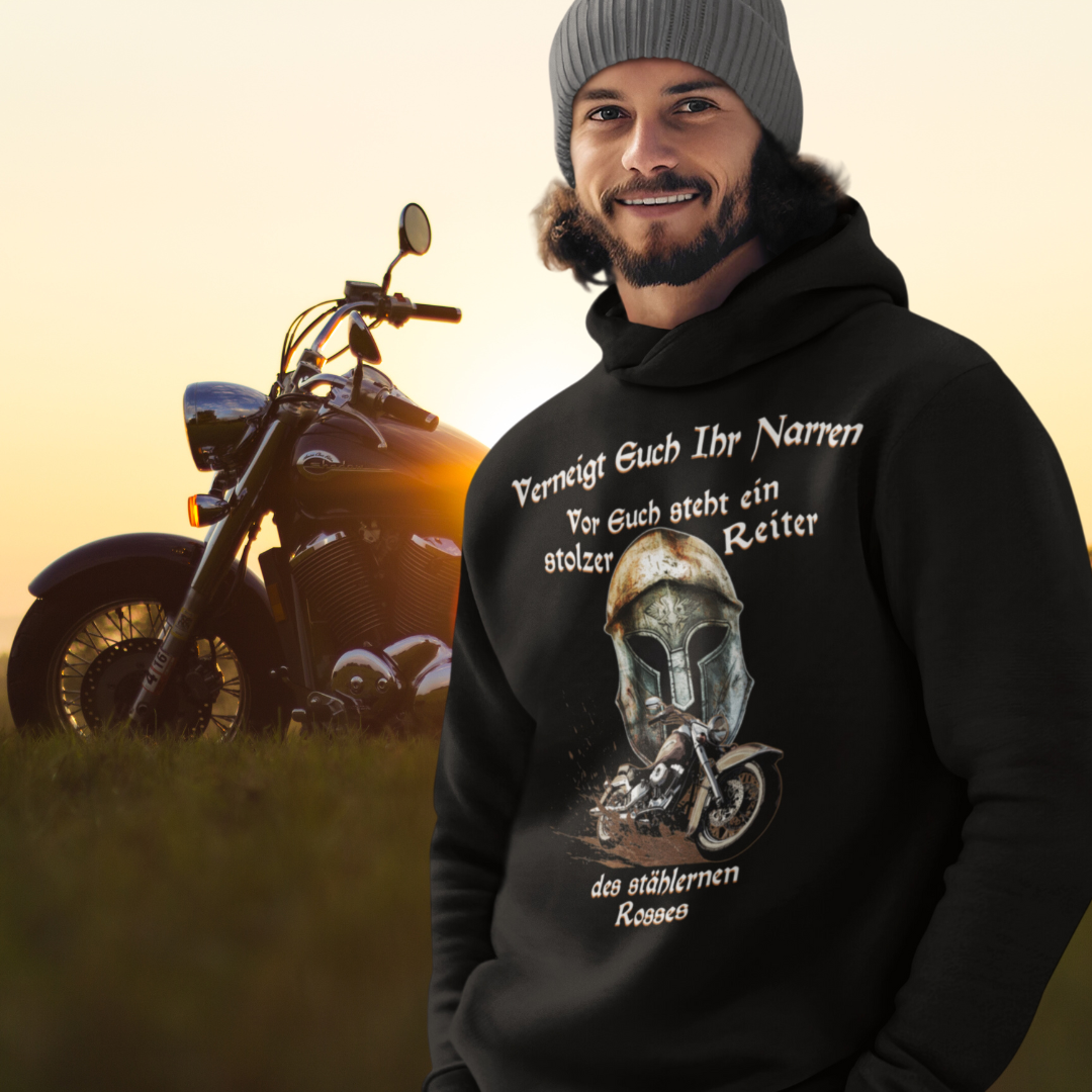 Reiter des stählernen Rosses - OS Hoodie Unisex, FRONTPRINT