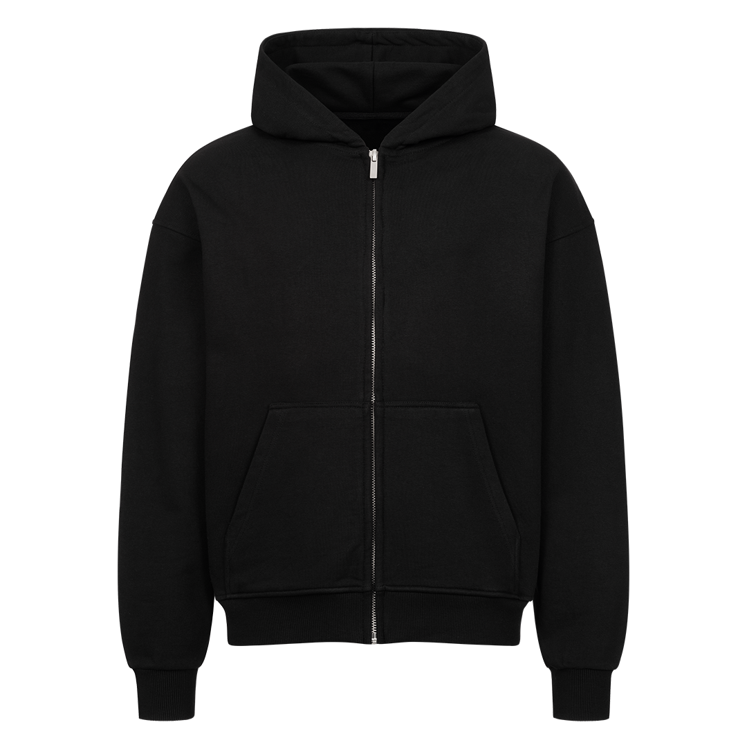 Mein Schutzengel kann auch Hang Off - OS Zipper Hoodie Unisex