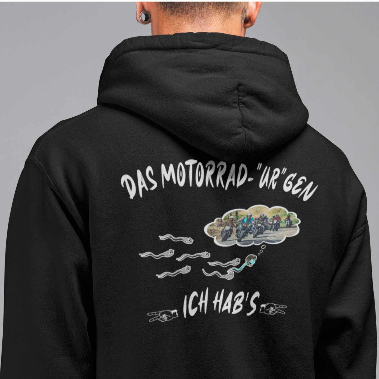 Motorrad "UR"-Gen - Zipper Hoodie Unisex