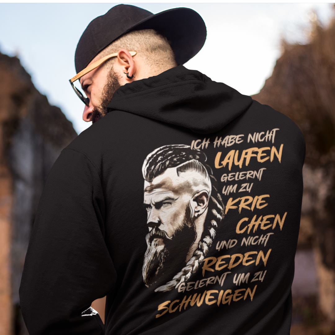 ICH HABE NICHT LAUFEN GELERNT UM ZU KRIECHEN...V2 - OS Hoodie Unisex