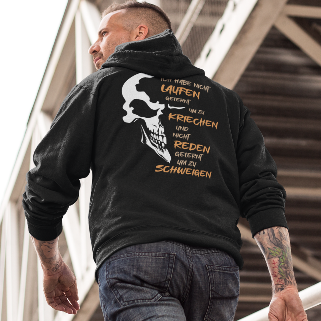 ICH HABE NICHT LAUFEN GELERNT UM ZU KRIECHEN... - Premium Hoodie Unisex
