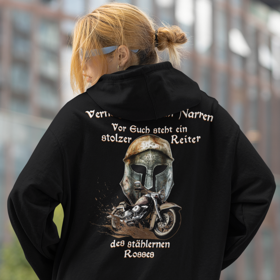 Reiter des stählernen Rosses - OS Zipper Hoodie Unisex