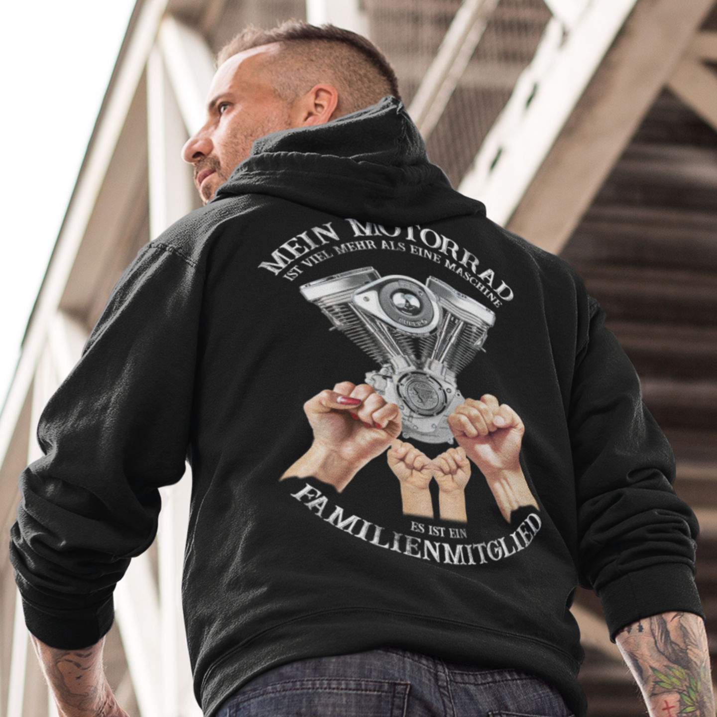 Familienmitglied - OS Zipper Hoodie Unisex