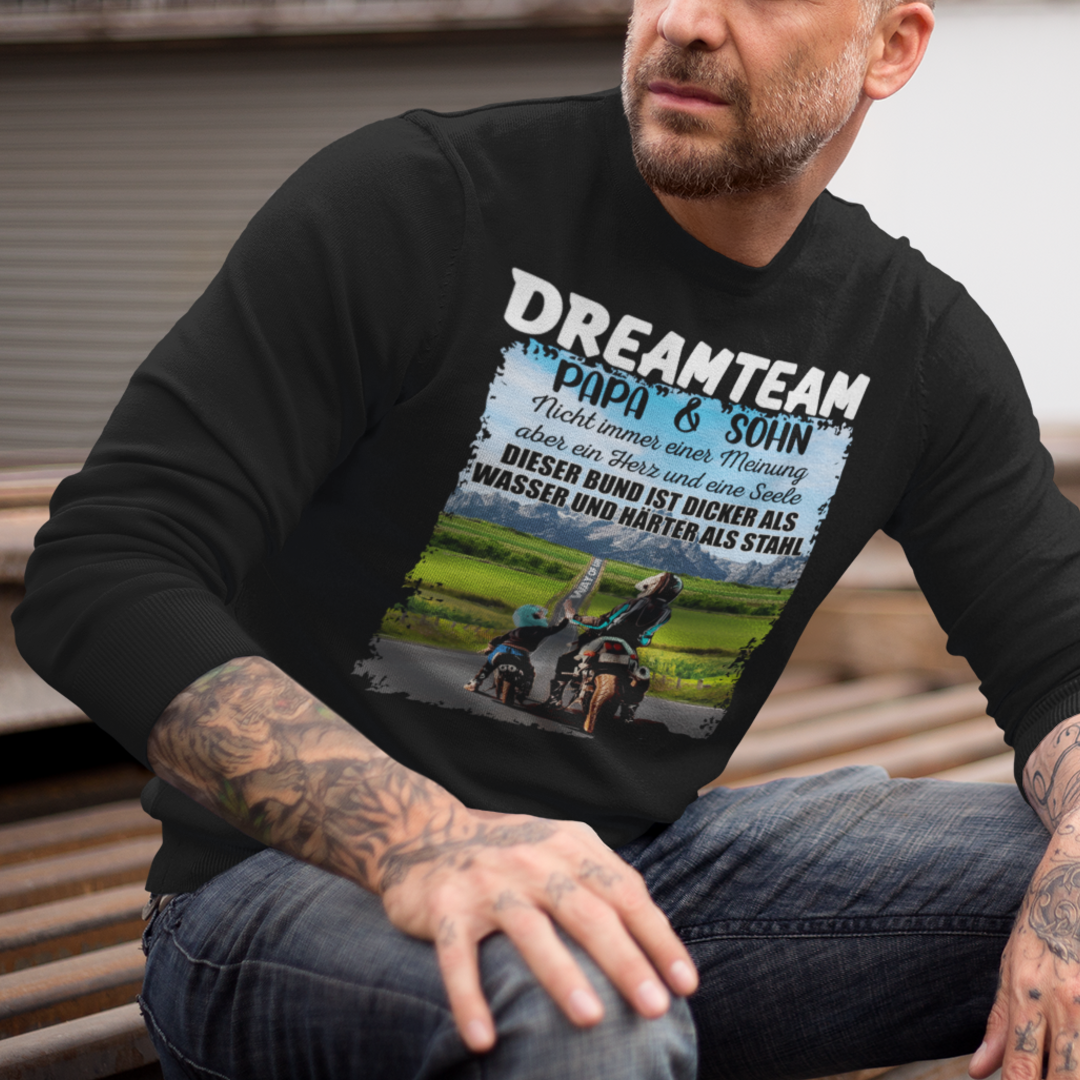 DREAMTEAM "Papa & Sohn" Edt. Street - Premium Sweatshirt Unisex
