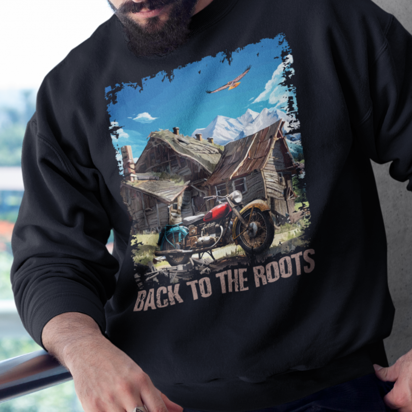 Back to the roots Edt. Steinadler - Premium Sweatshirt Unisex