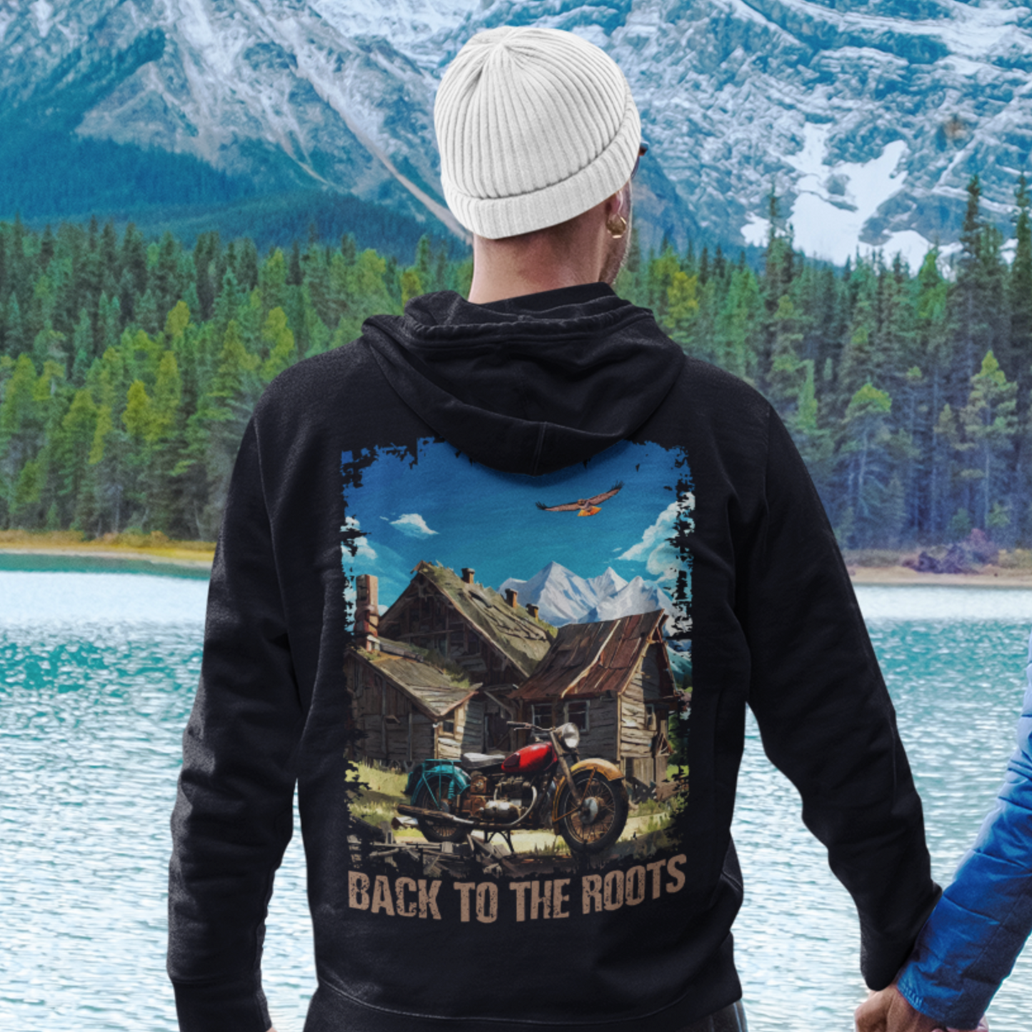 Back to the roots Edt. Steinadler - Zipper Hoodie Unisex