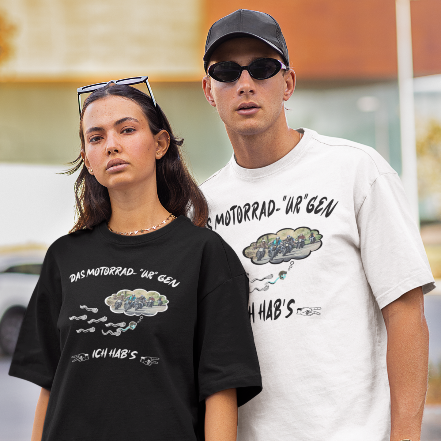 Motorrad "UR"-Gen - Premium OS T-Shirt Unisex