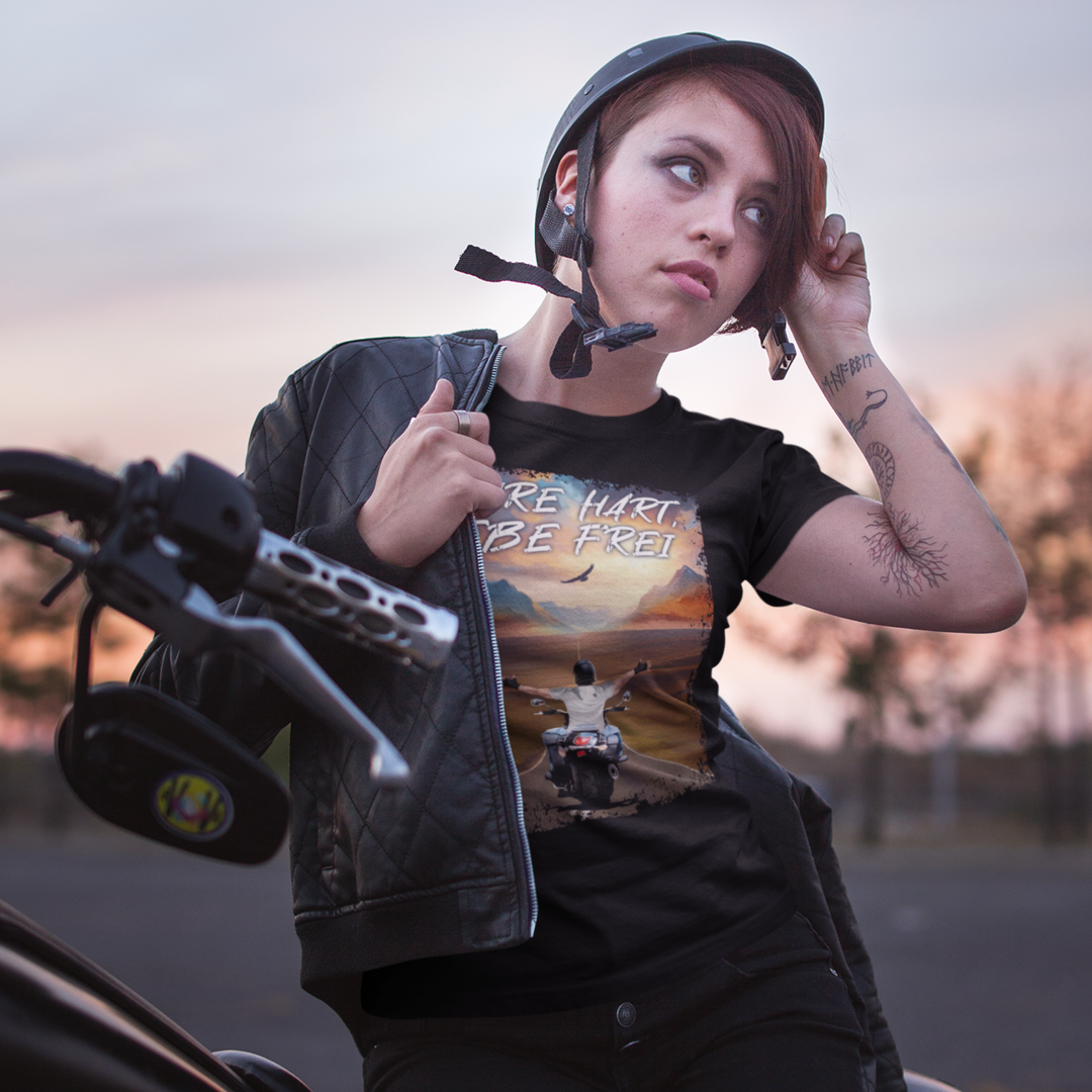 FAHRE HART, LEBE FREI - Premium T-Shirt