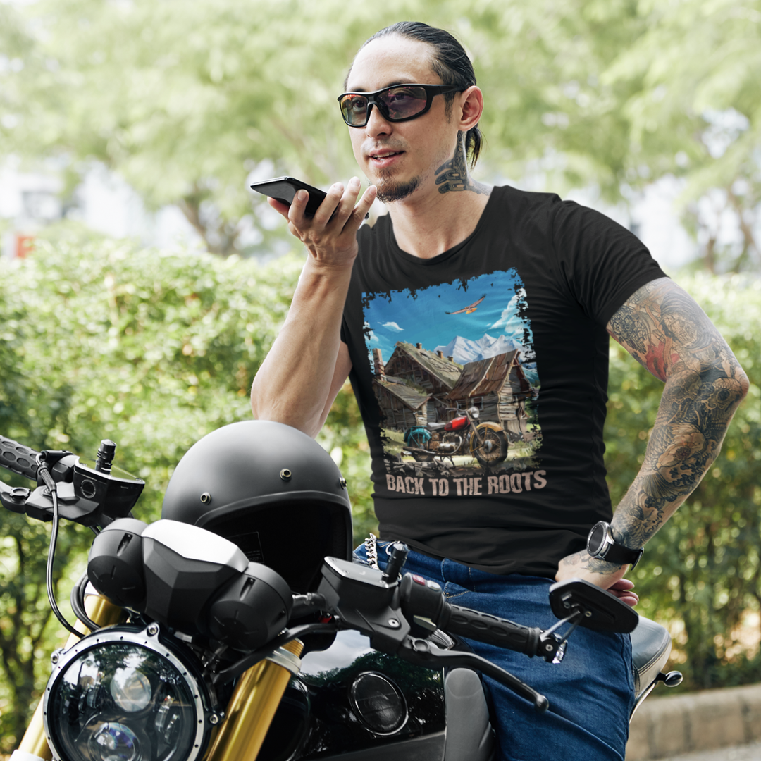 Back to the roots Edt. Steinadler - Sport T-Shirt