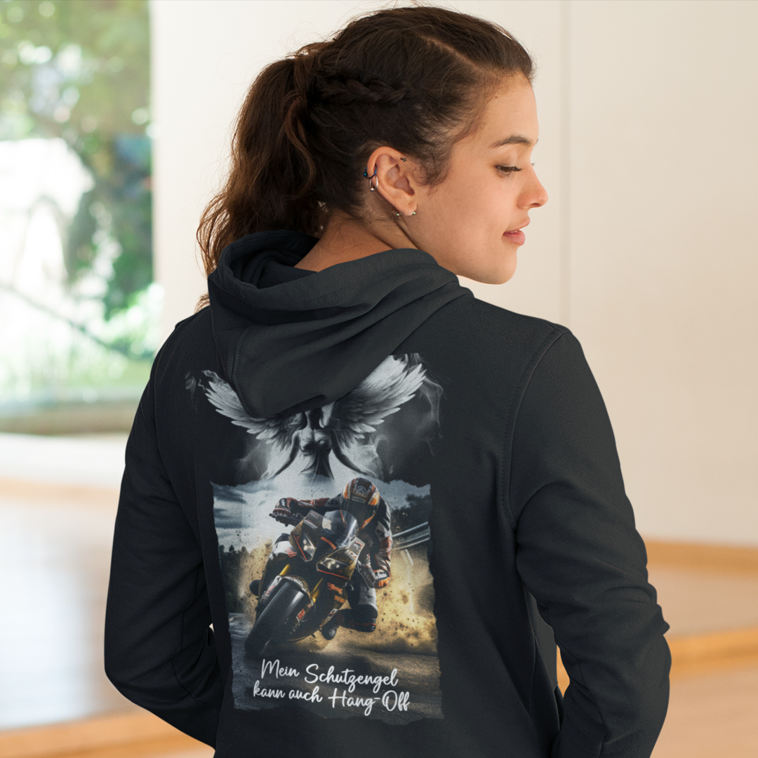 Mein Schutzengel kann auch Hang Off - Premium Hoodie Unisex