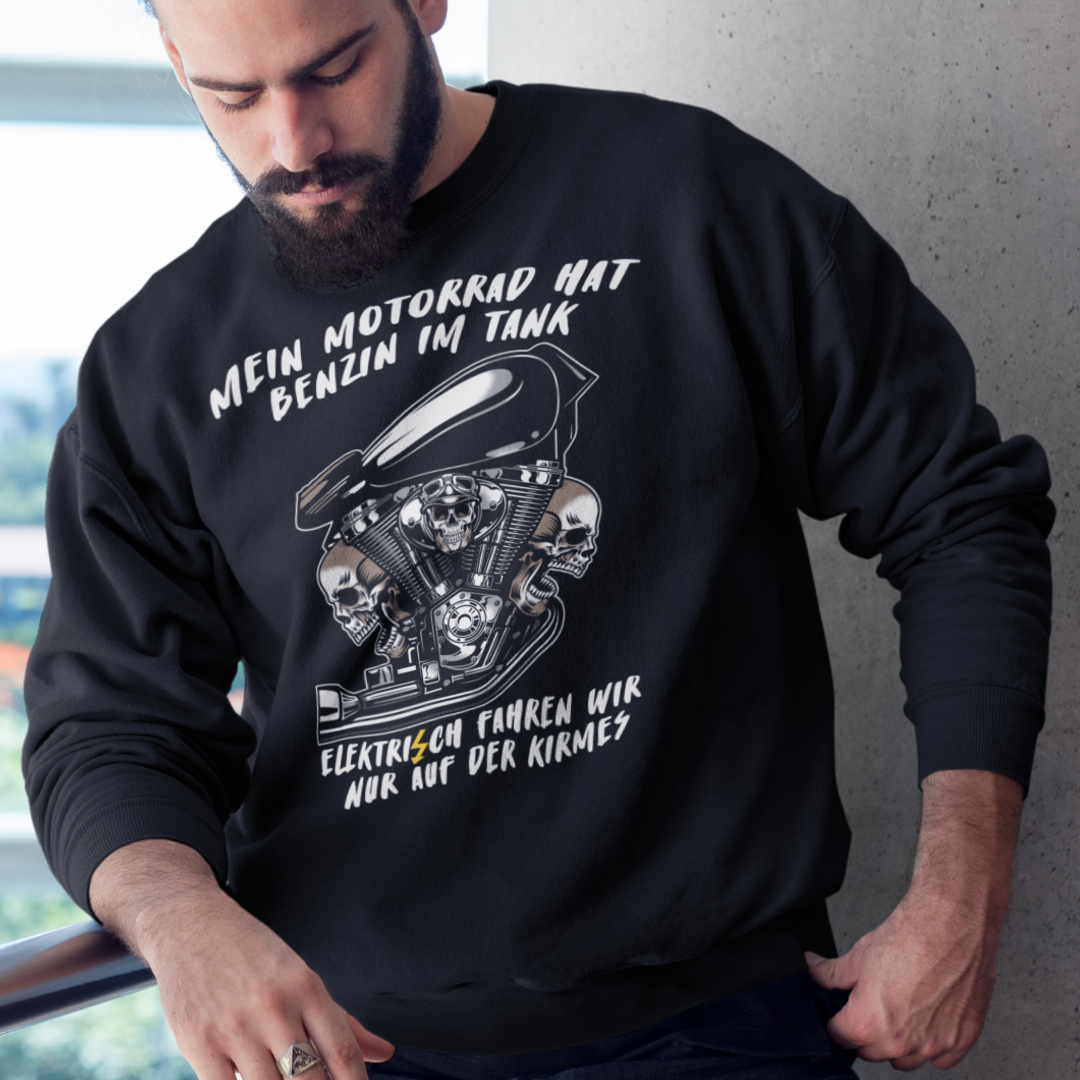 Benzin i. Tank - Premium Sweatshirt Unisex