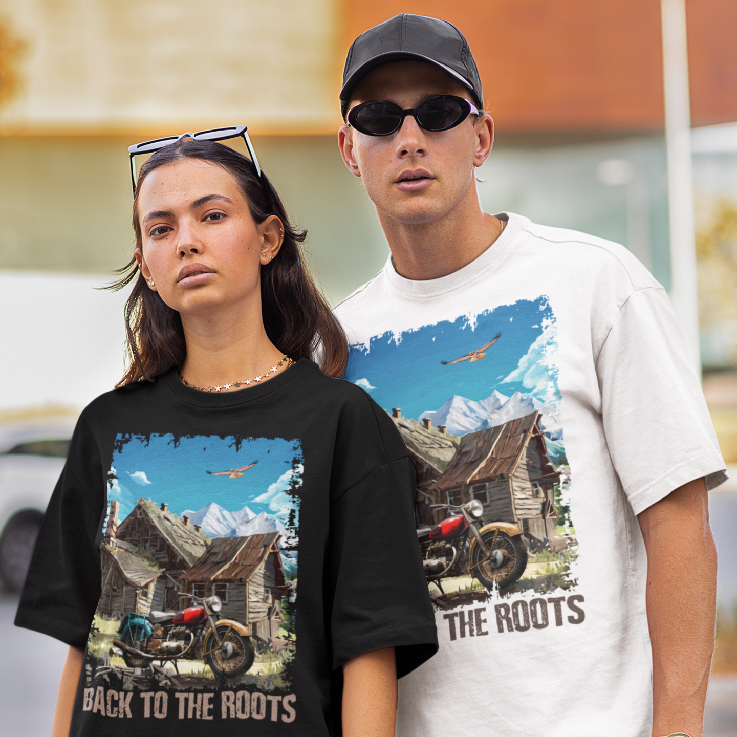 Back to the roots Edt. Steinadler - Premium OS T-Shirt Unisex