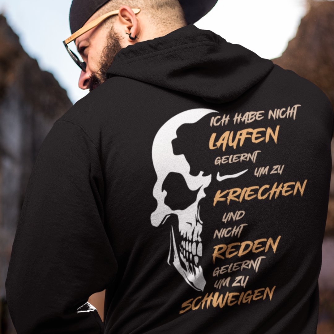 ICH HABE NICHT LAUFEN GELERNT UM ZU KRIECHEN... - OS Hoodie Unisex