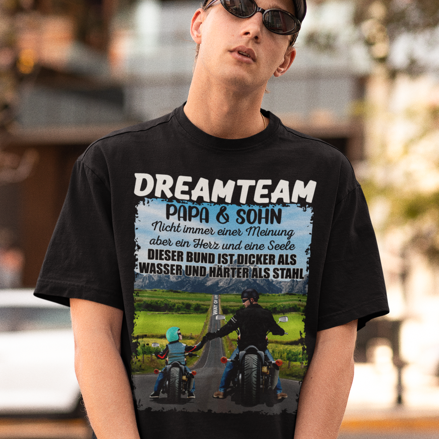DREAMTEAM "Papa & Sohn" Edt. Chopper - Premium OS T-Shirt Unisex
