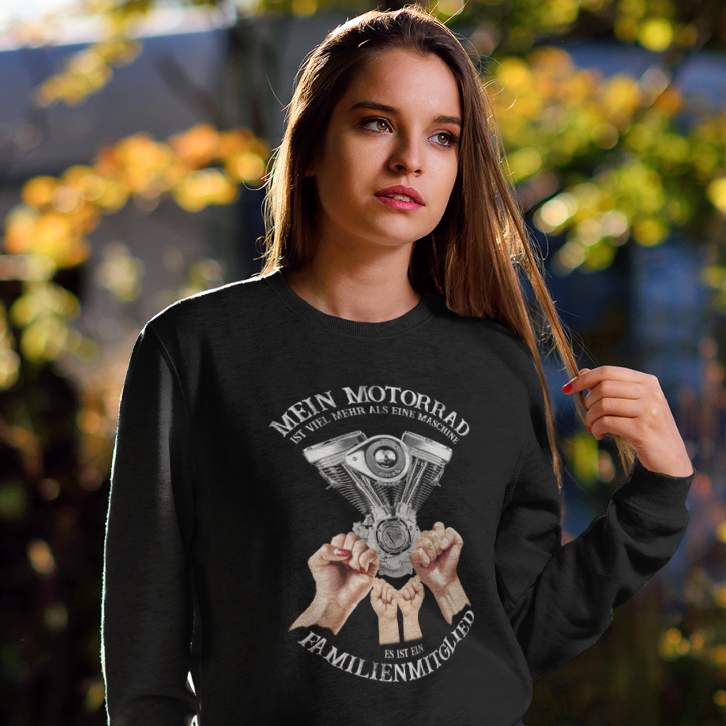 FAMILIENMITGLIED - Premium Sweatshirt Unisex