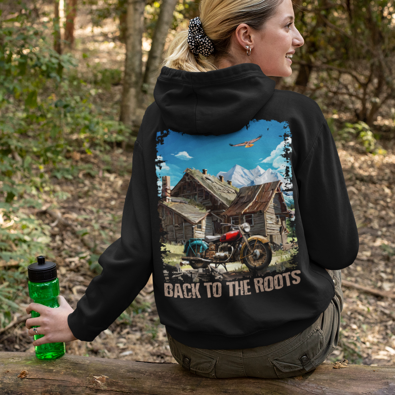 Back to the roots Edt. Steinadler - Zipper Hoodie Unisex