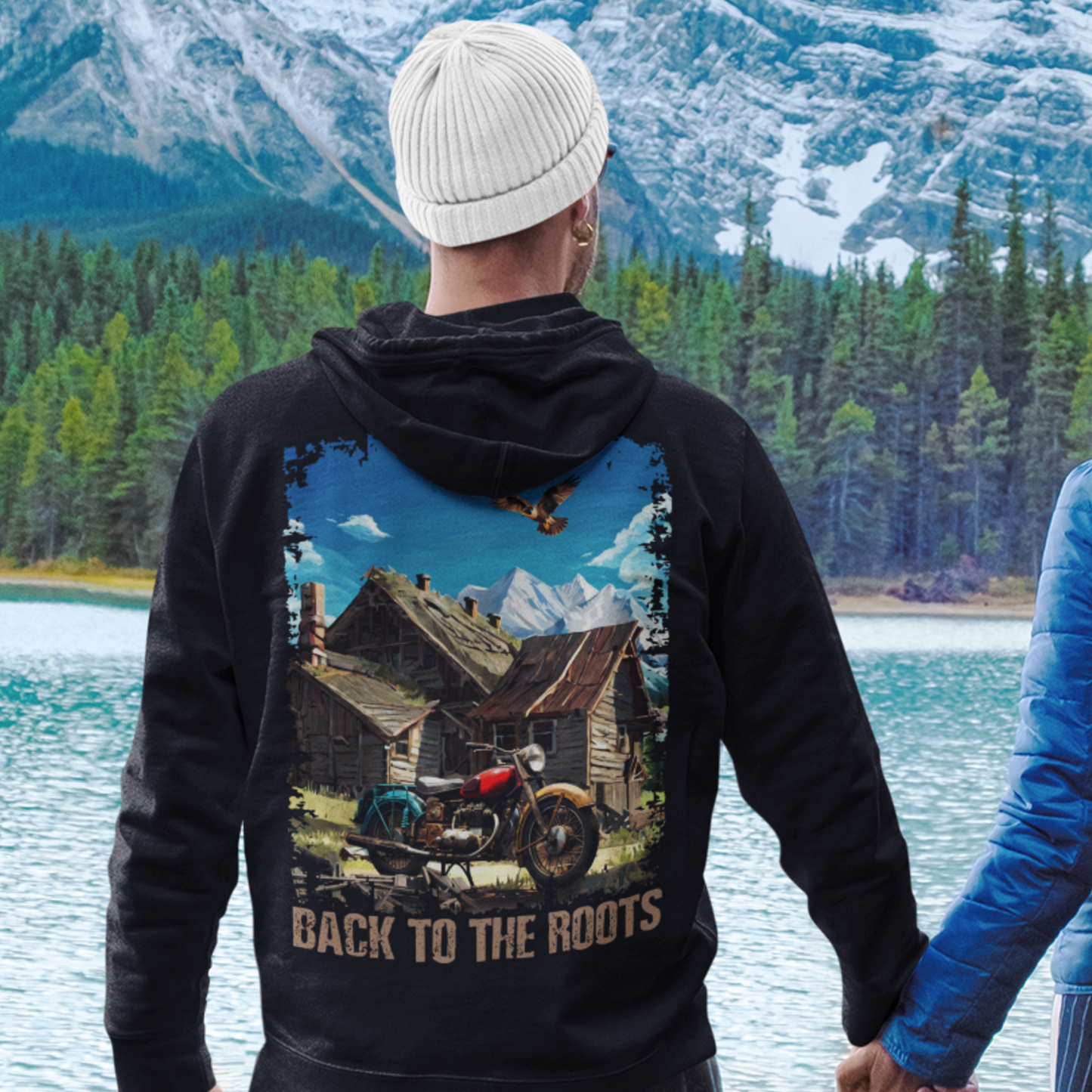 Back to the roots Edt. Falke - OS Zipper Hoodie Unisex