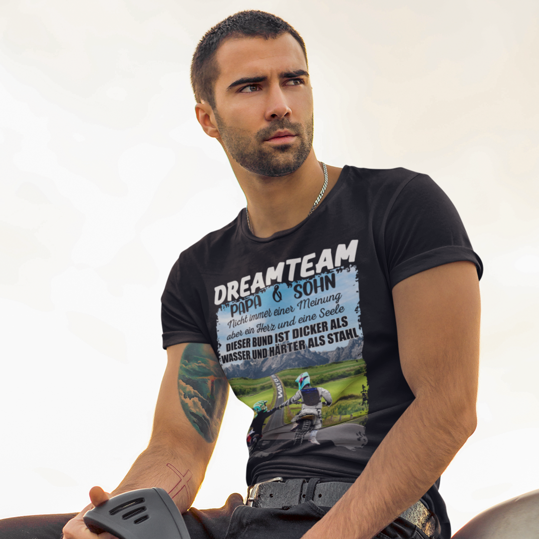 DREAMTEAM "Papa & Sohn" Edt. Cross - Sport T-Shirt