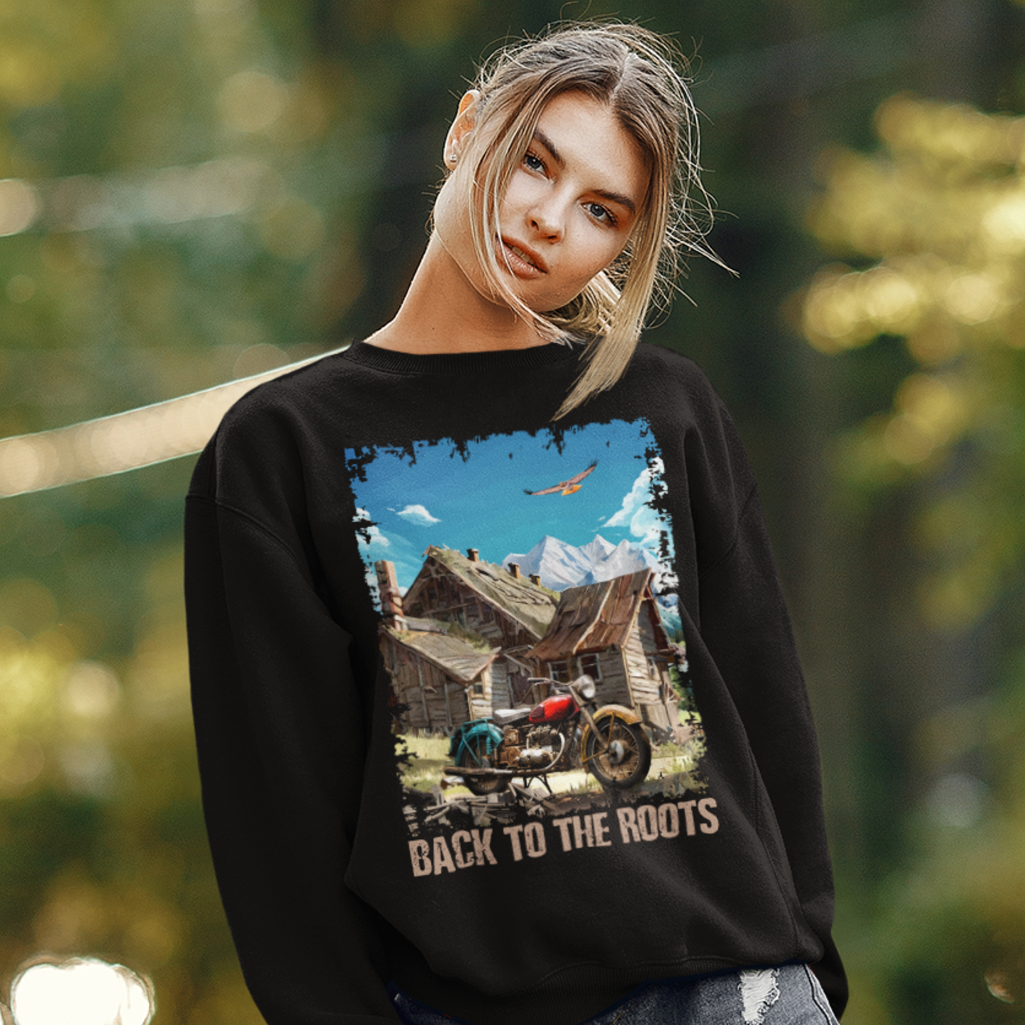 Back to the roots Edt. Steinadler - Premium Sweatshirt Unisex
