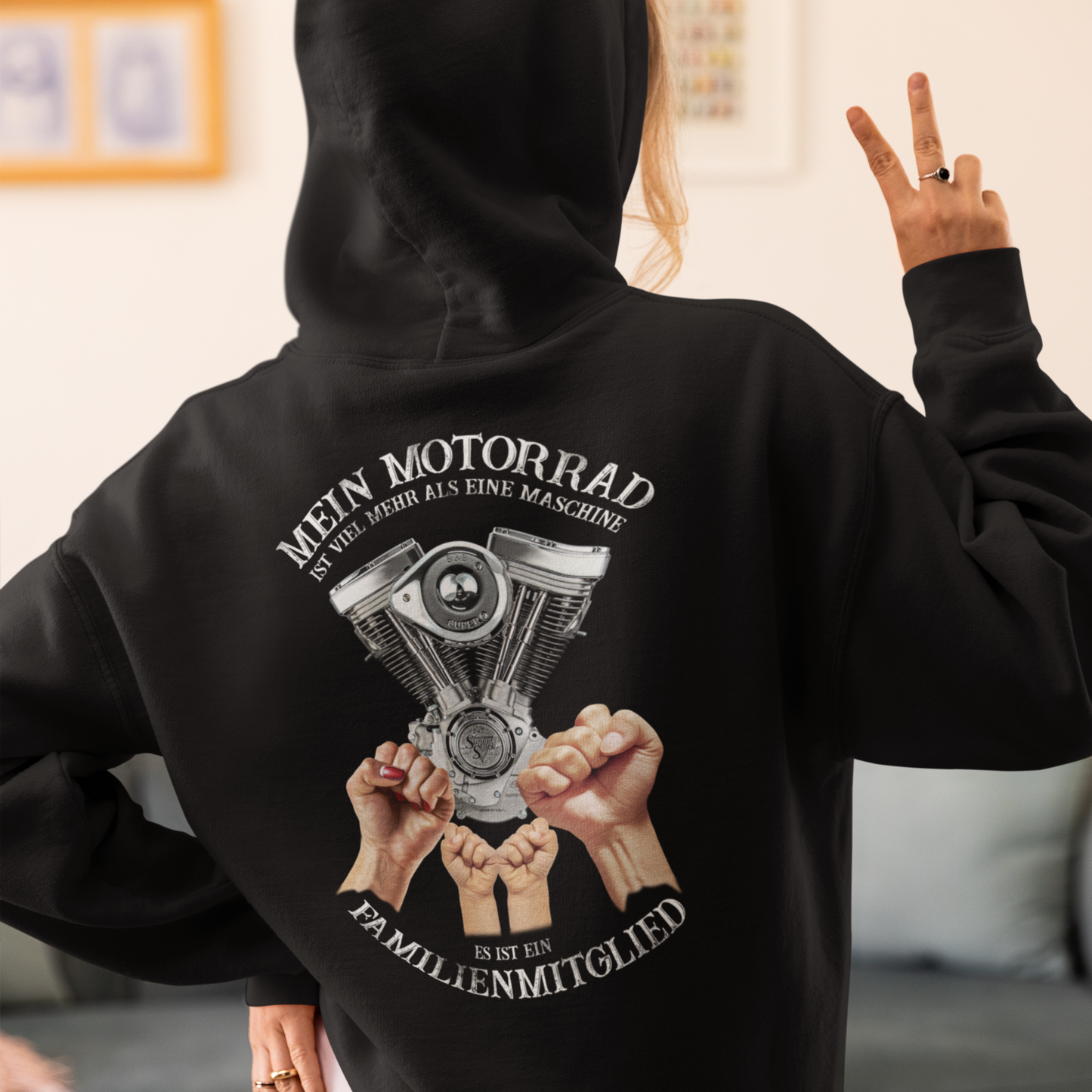 Familienmitglied - Zipper Hoodie Unisex