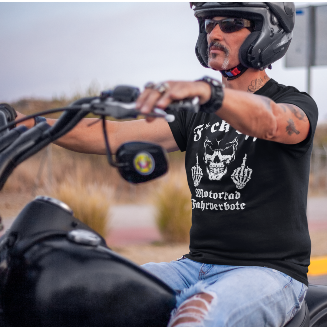 F*ck off Motorradfahrverbote - Premium T-Shirt