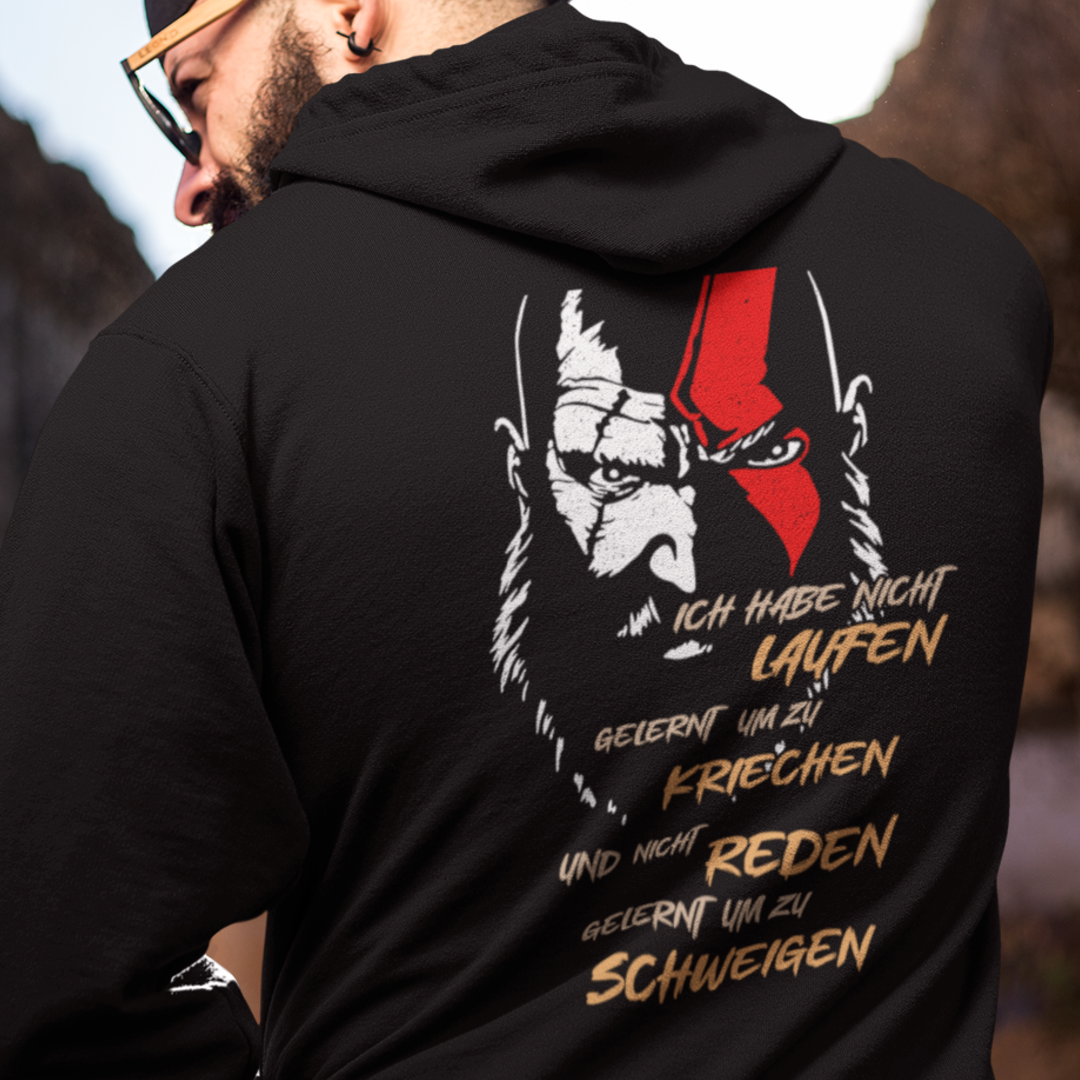 ICH HABE NICHT LAUFEN GELERNT UM ZU KRIECHEN...V3 - OS Hoodie Unisex