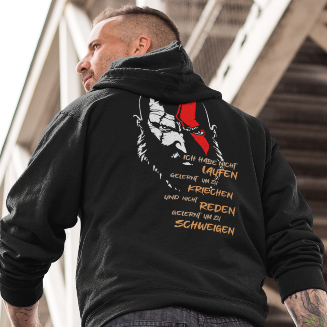 ICH HABE NICHT LAUFEN GELERNT UM ZU KRIECHEN...V3 - Premium Hoodie Unisex