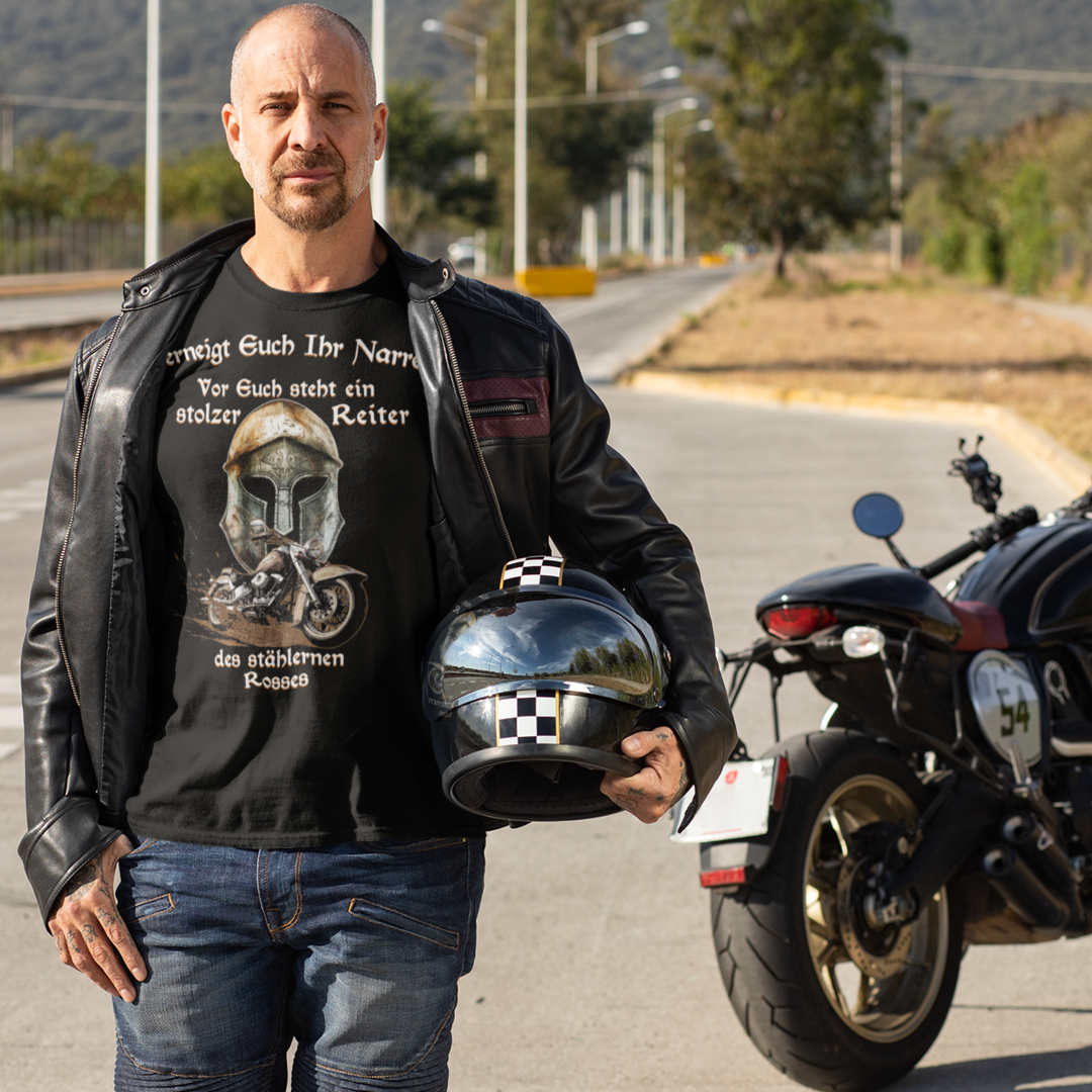 Reiter des stählernen Rosses - Premium T-Shirt