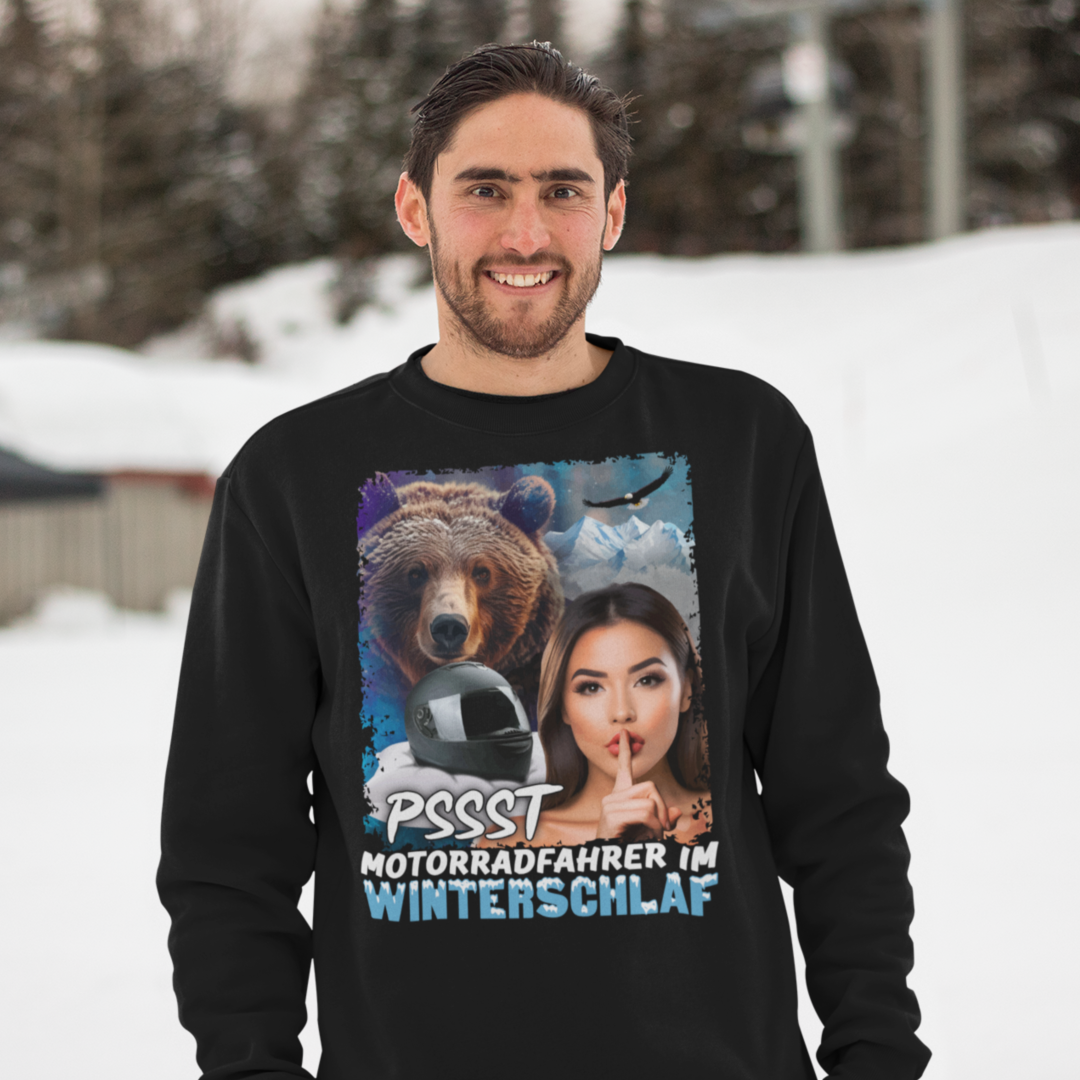Winterschlaf - Premium Sweatshirt Unisex