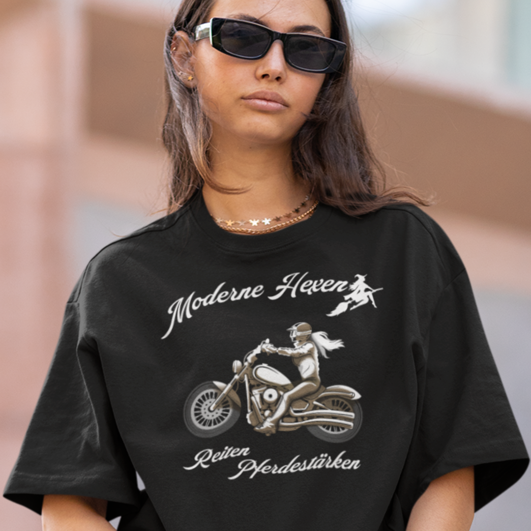 Moderne Hexen, Edt. Chopper Twin Color - Premium OS T-Shirt
