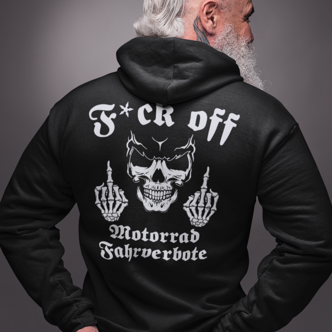 F*ck off Motorradfahrverbote - Premium Hoodie Unisex