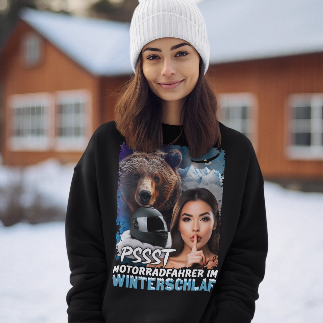 Winterschlaf - Premium Sweatshirt Unisex