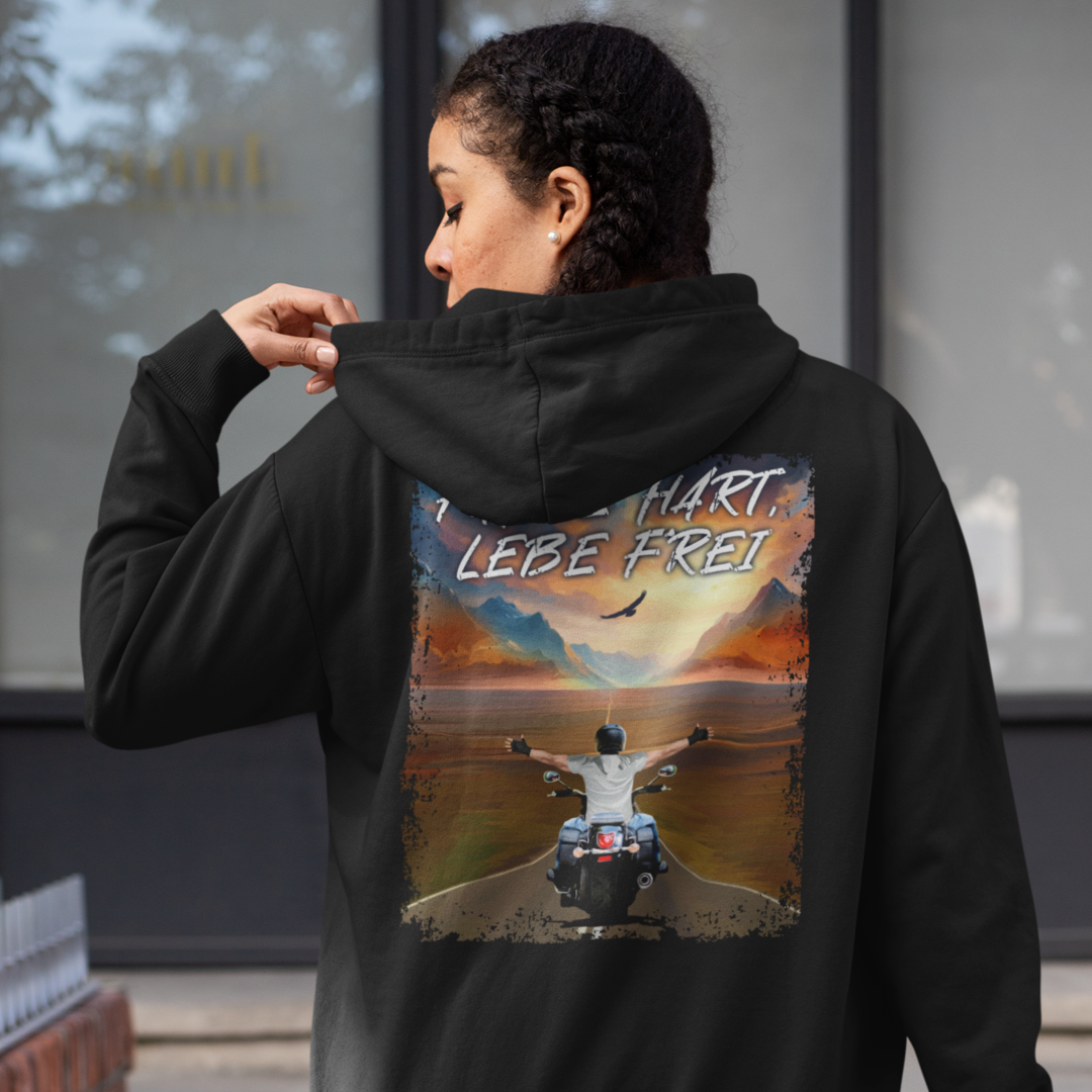 FAHRE HART, LEBE FREI - OS Hoodie Unisex
