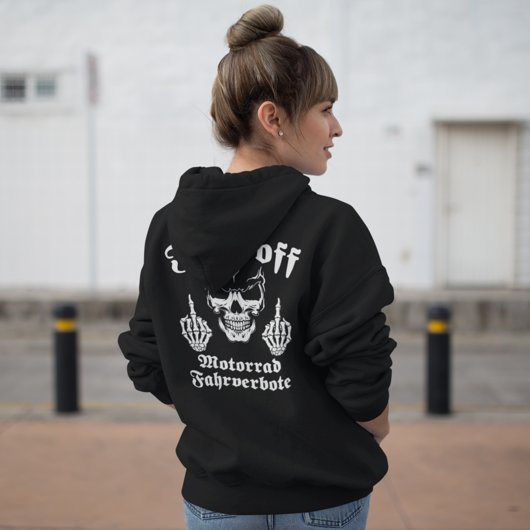 F*ck off Motorradfahrverbote - OS Zipper Hoodie Unisex