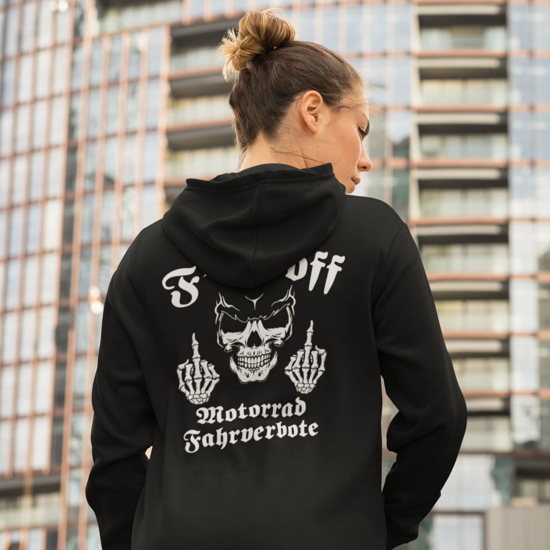 F*ck off Motorradfahrverbote - Premium Hoodie Unisex