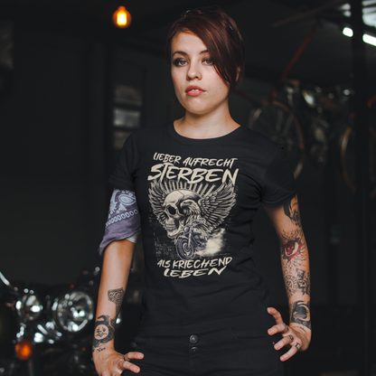 LIEBER AUFRECHT STERBEN ALS KRIECHEND LEBEN - Premium T-Shirt
