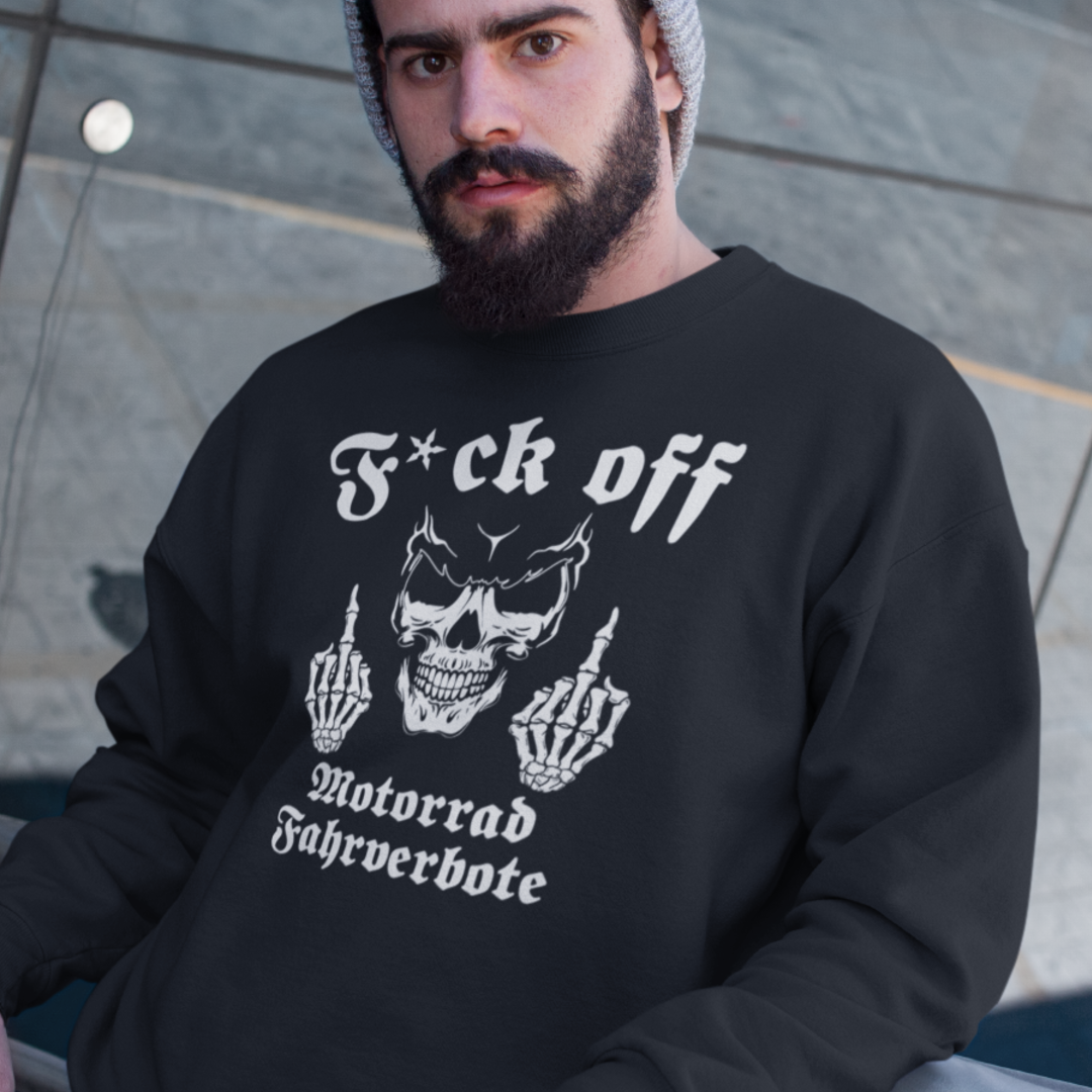 F*ck off Motorradfahrverbote - Premium Sweatshirt Unisex