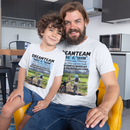 DREAMTEAM "Papa & Sohn" Edt. Cross - Premium T-Shirt Kids